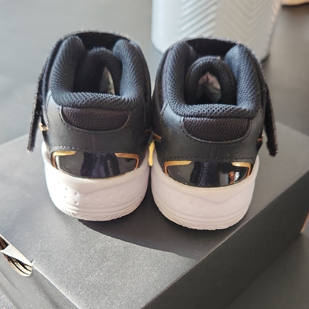 Kids Black and Gold Sneakers - Picture 5 of 7